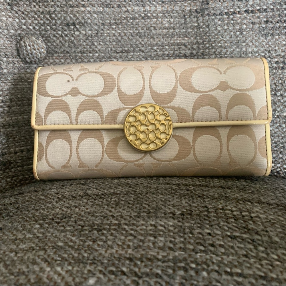 Coach Alexandra Signature Slim Envelope Wallet
